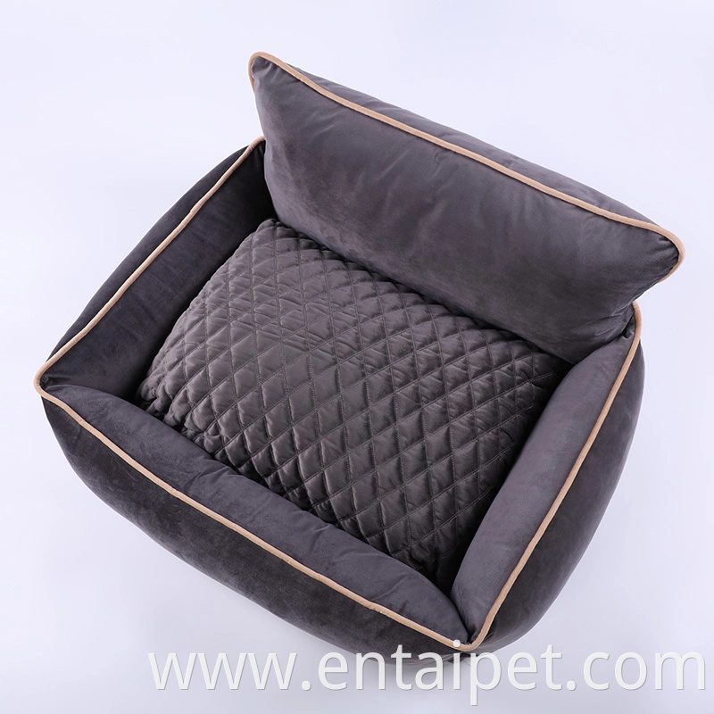 Pet Supply Fashion High Quality Comfortable Square Pet Bed